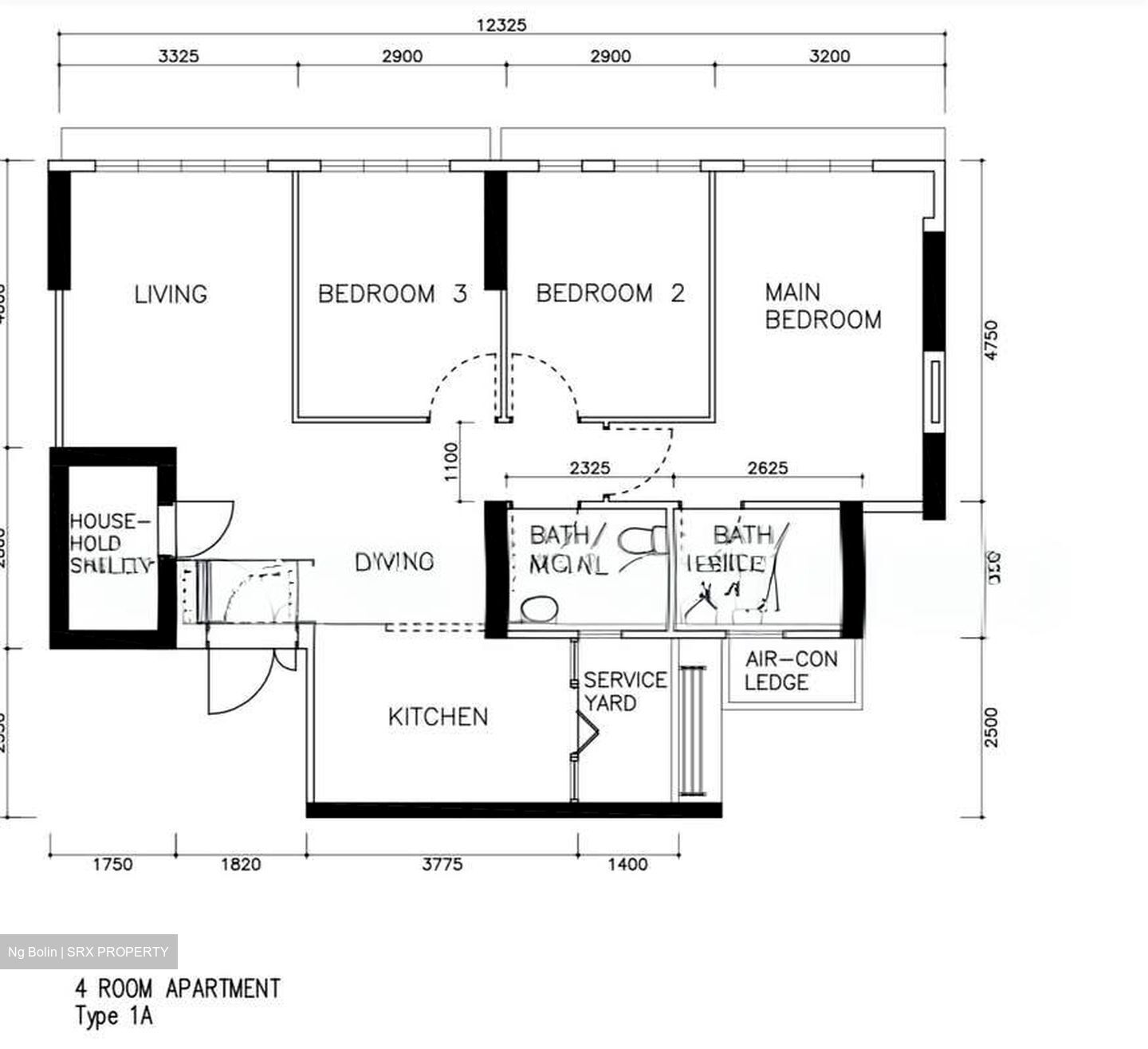 Blk 26B Saint George's Towers (Kallang/Whampoa), HDB 4 Rooms #584462321